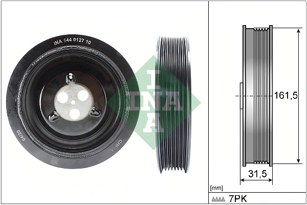 Belt Pulley, crankshaft